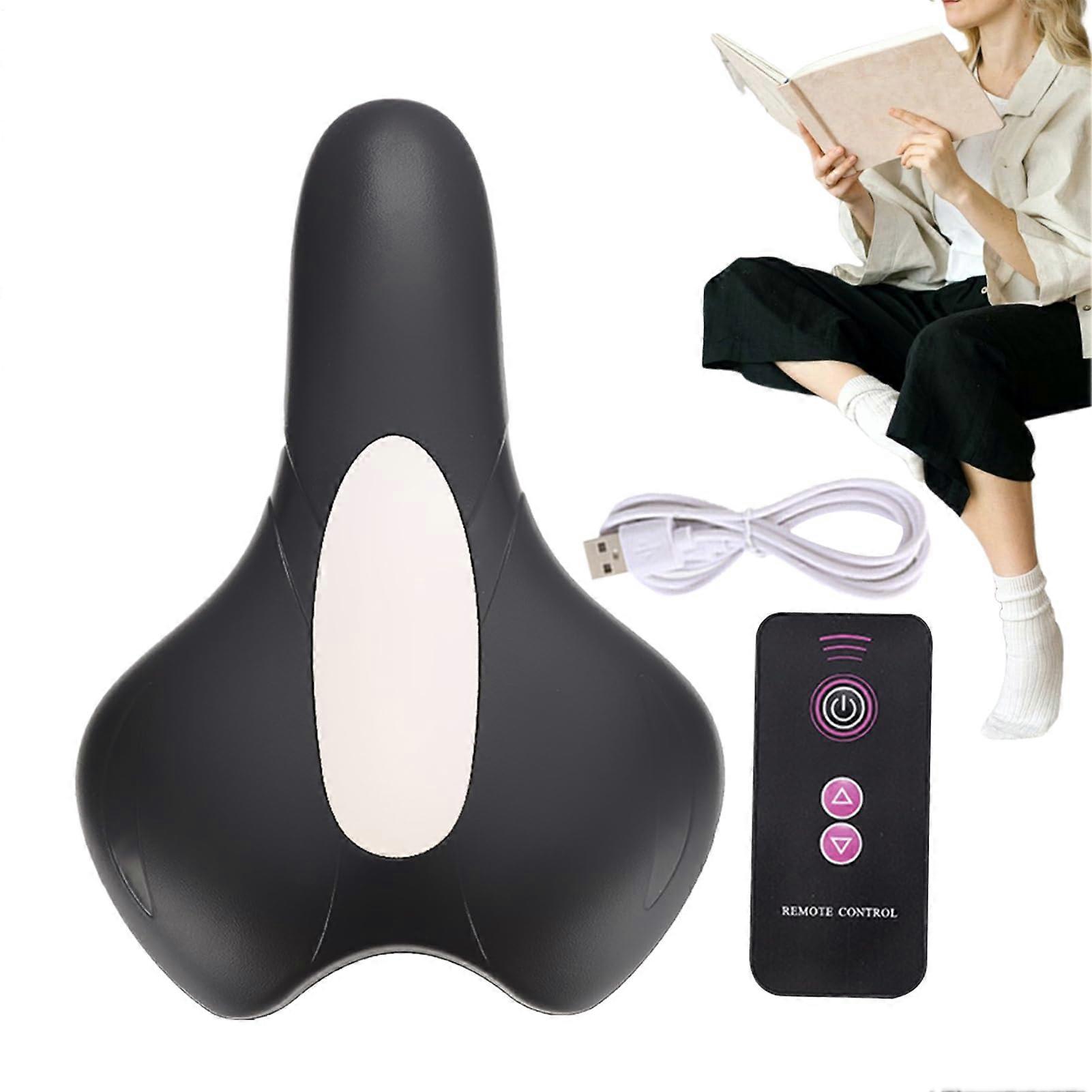 Hip Strengthener Training Tool - Electric Pelvic Floor Muscle Trainer with Remote Control, 4 Levels, Black for Daily Use