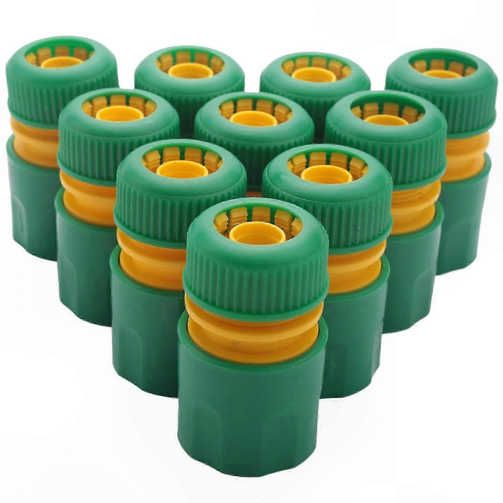 10-Pack 1/2 Inch Garden Hose Connector Kit Quick Release Adapter for Watering Systems