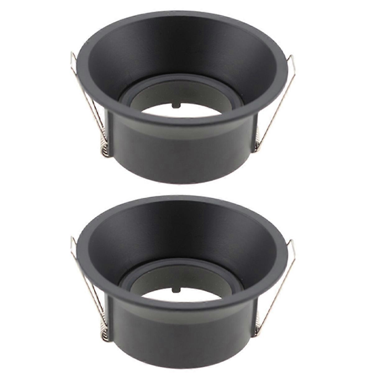 LED Ceiling Light Fixtures Round Square Recessed MR16 Fixture Black