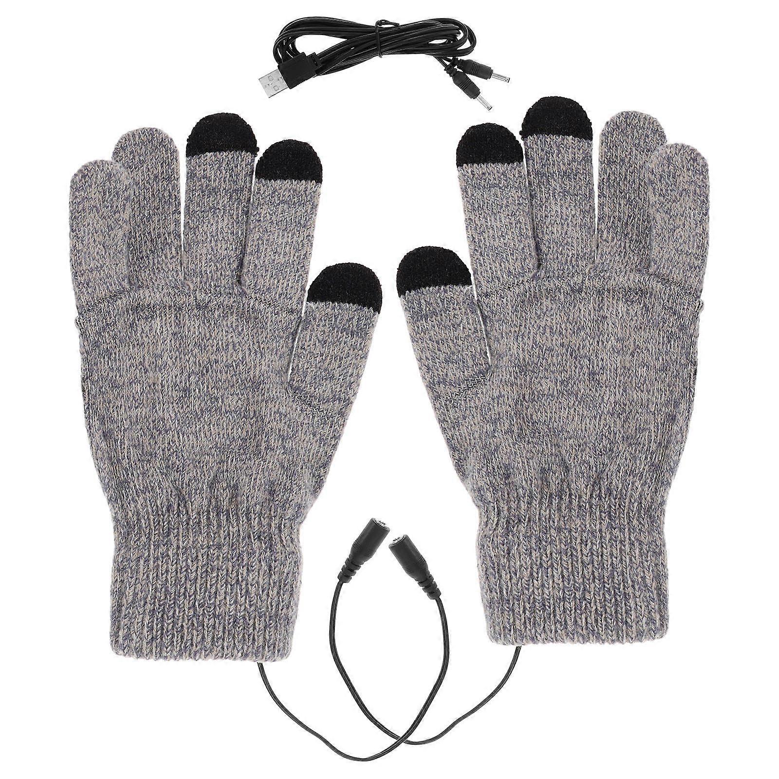 Touch Screen Gloves Winter Laptop Gloves for Outdoor Activities Knitted Material Waterproof 1 Pair
