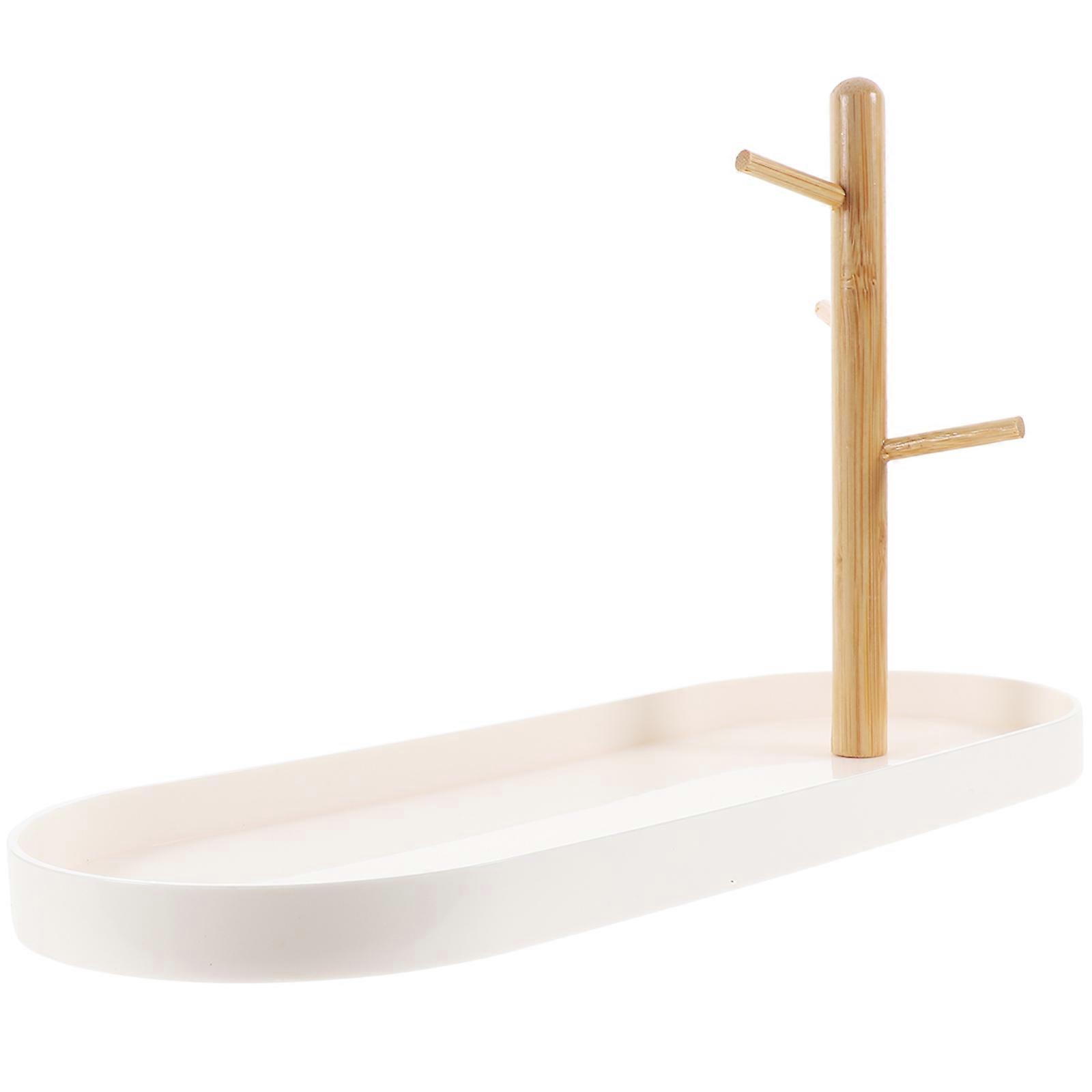 Elegant Lightweight Jewelry Tray & Holder for Home or Store – Multi Functional Desktop Organizer for Rings, Keys & Accessories Display