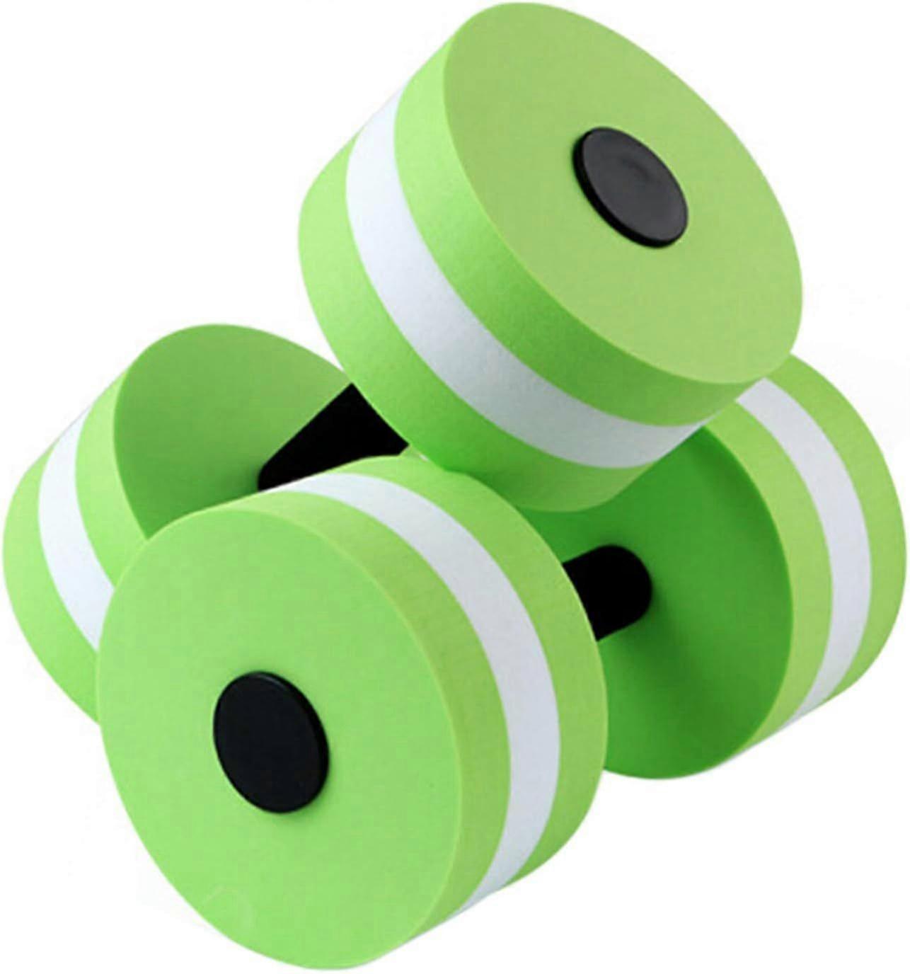 Set of 2 Water Aerobics Swimming Pool Dumbbells for Exercise, High-Density