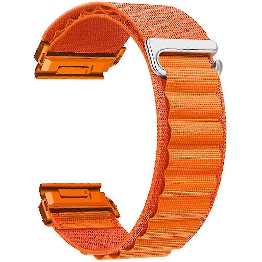 26mm Quick Release C Buckle Nylon Watch Band Strap For Garmin Fenix 7X Pro/ 7X