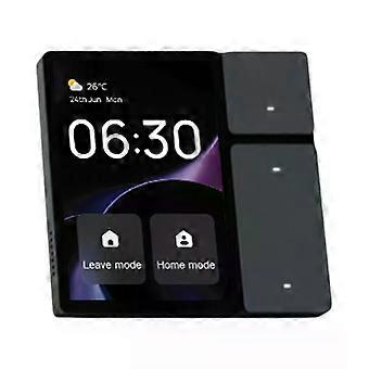 NEW Tuya Smart Touch Screen 35 Inch WiFi Panel Scene Switch Central Controller with IR Remote Control Grey