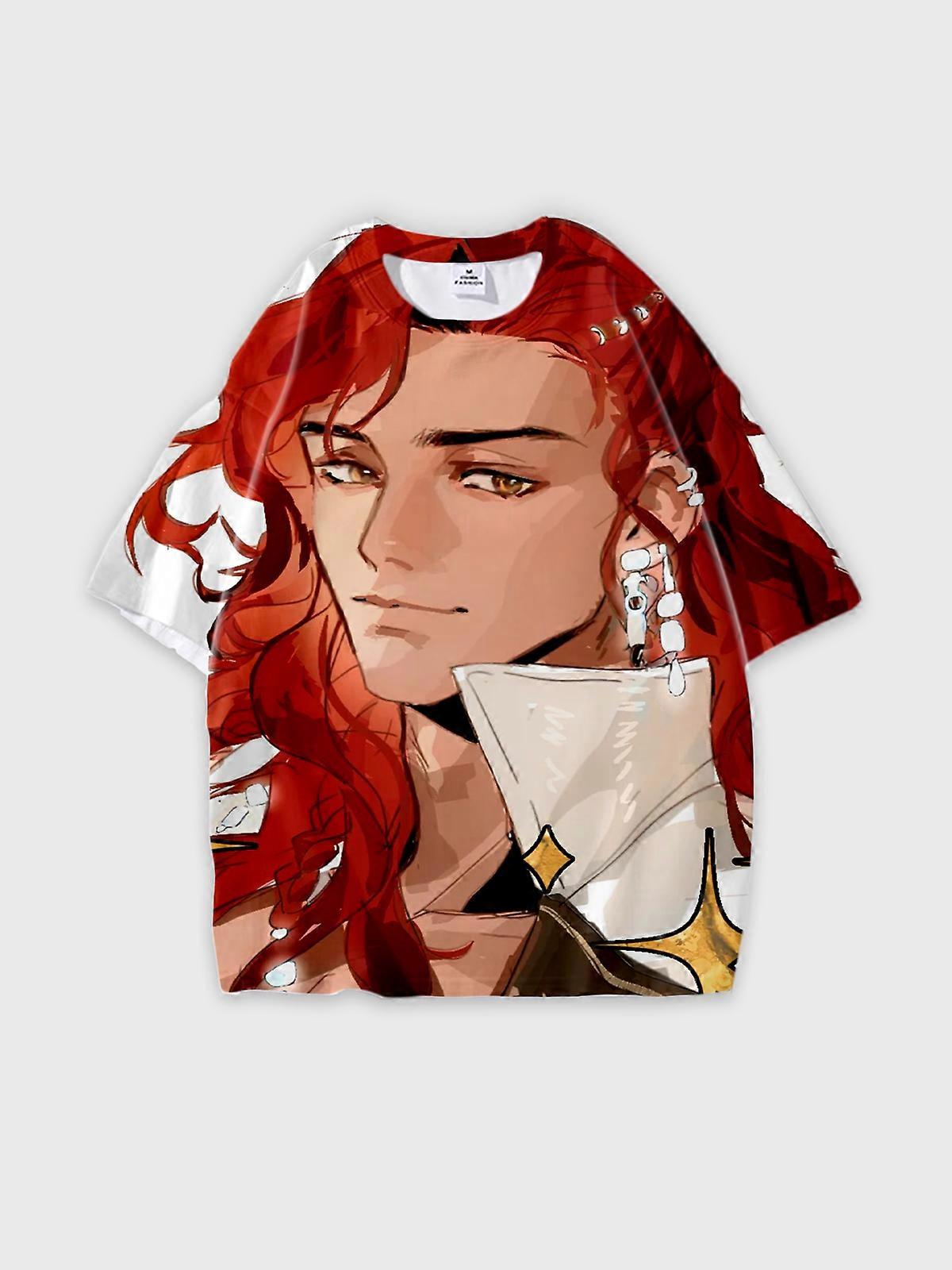 T-Shirt Short Sleeve Round Neck, Summer Casual Loose Graphic Tee, Unisex Sultan’s Game V1210