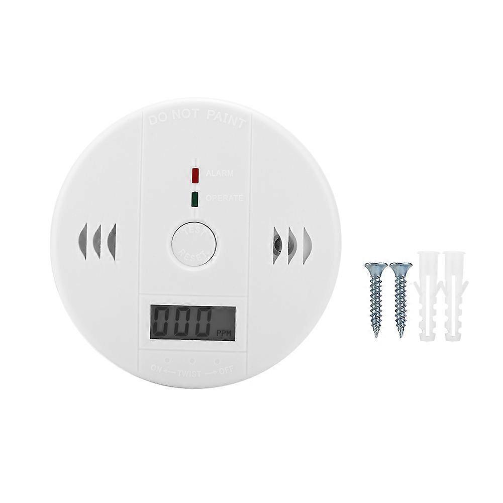 JKD-602 White Carbon Monoxide Alarm Apparatus High Sensitivity Intelligent Alarm System