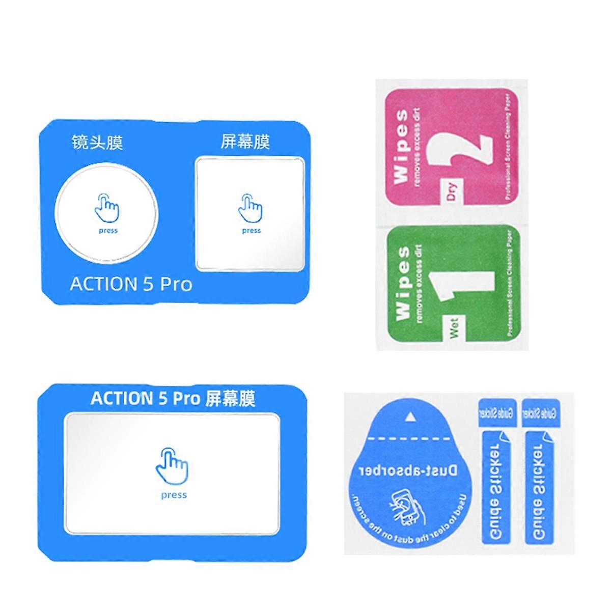 For Action5pro AR Anti-Reflection Film Lens Screen Film Artifact Auxiliary Bracket Accessories