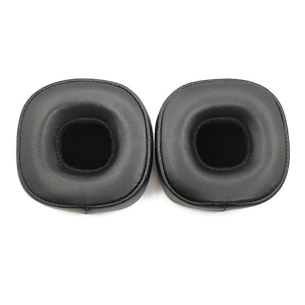 Öronkuddar i fårskinn läder kuddar för Marshall Major 2 3 4 MID ANC hörlurar