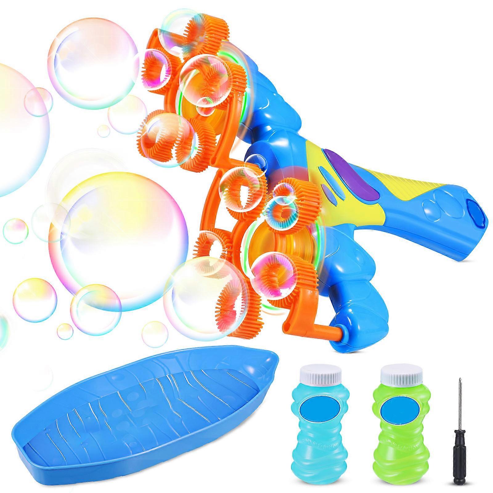 Ibasetoy Bubble Blower Handheld Bubble Machine for Kids Playing