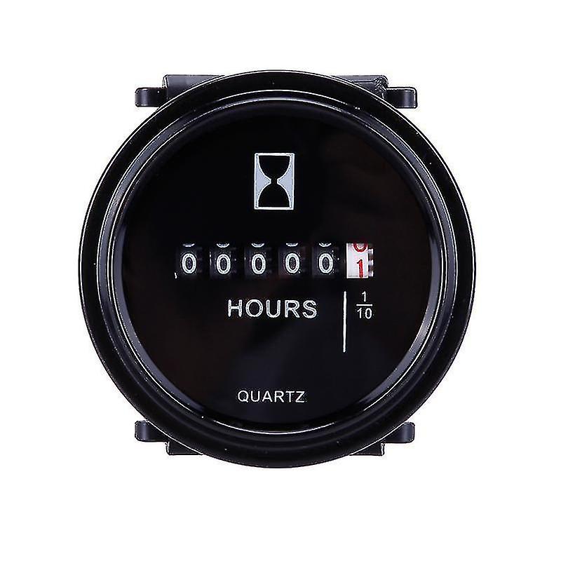 Marine Engine Timer, Round Waterproof Meter Counter Timer