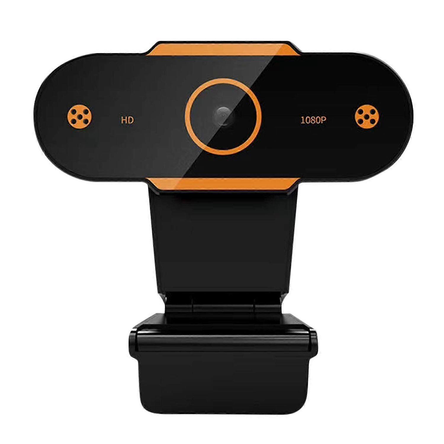 Webcam with Noise Canceling Microphone, USB Computer Web Camera, Full HD 1080P/30fps Video Calling, 5 Million Auto Focus, 110 Wide Angle, Automatic C