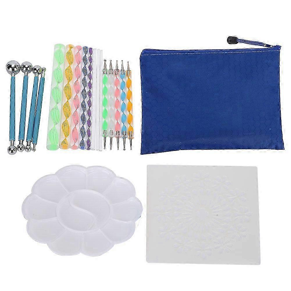 2025 Último modelo 20Pcs Mandala Dotting Tools Set DIY Art Rock Dot Stencil