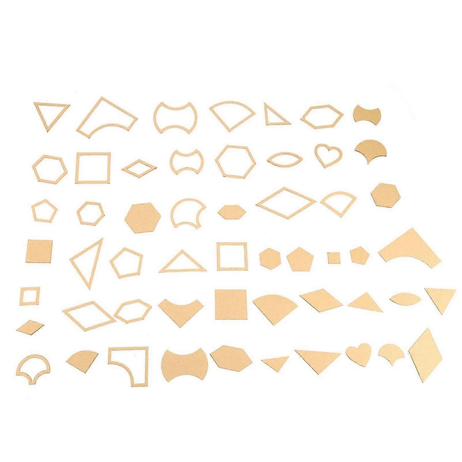 2025 Latest Model 54PCS Clear Acrylic Pattern Stencil Template Set Leather