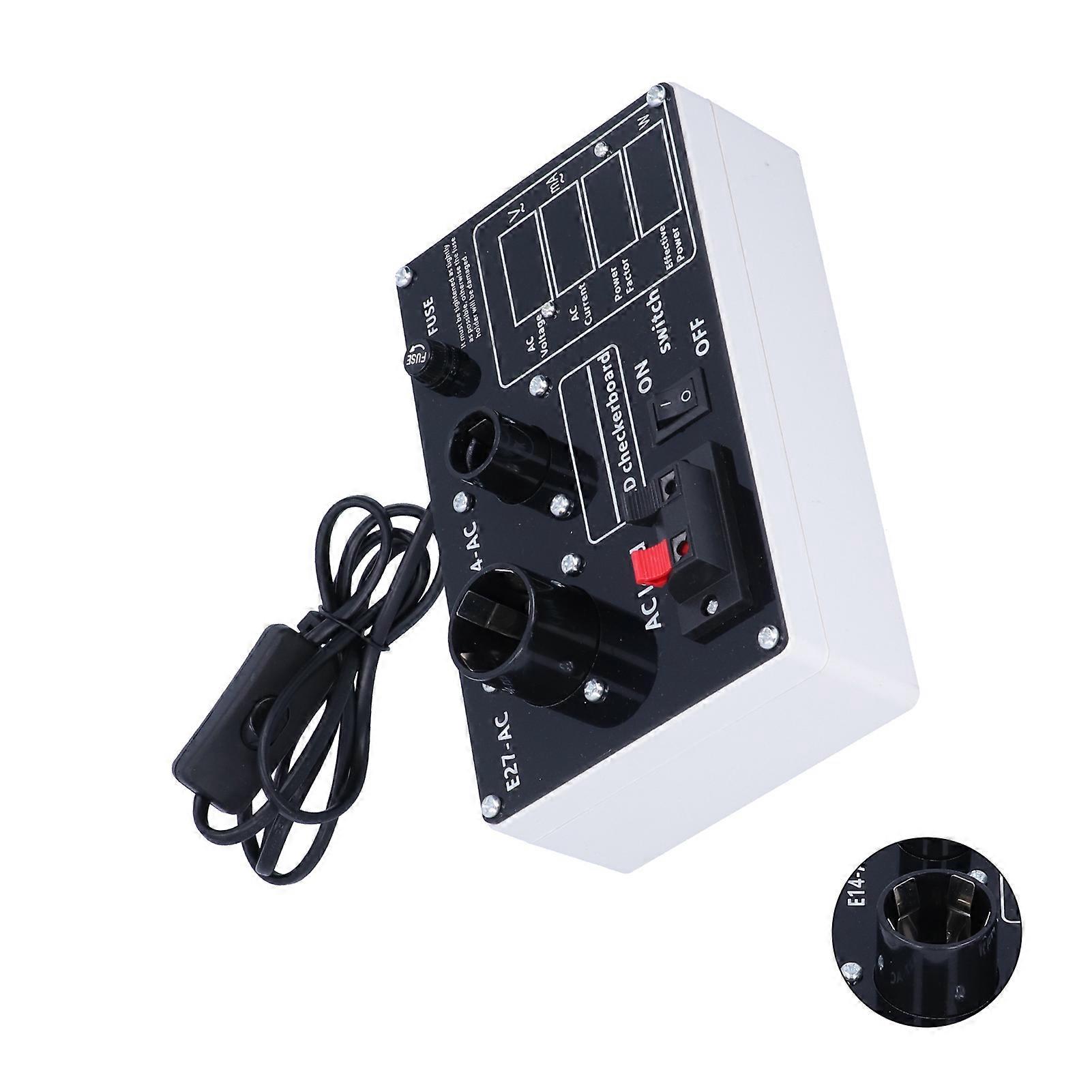 LED Power Test Box with 4 Meters Display, 0-300VAC, 0-600W