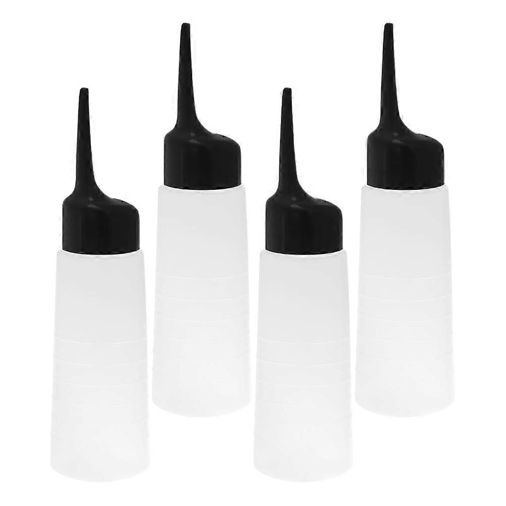 Hair Dye Applicator Bottles with Angled Tip for Easy Use 16Pcs