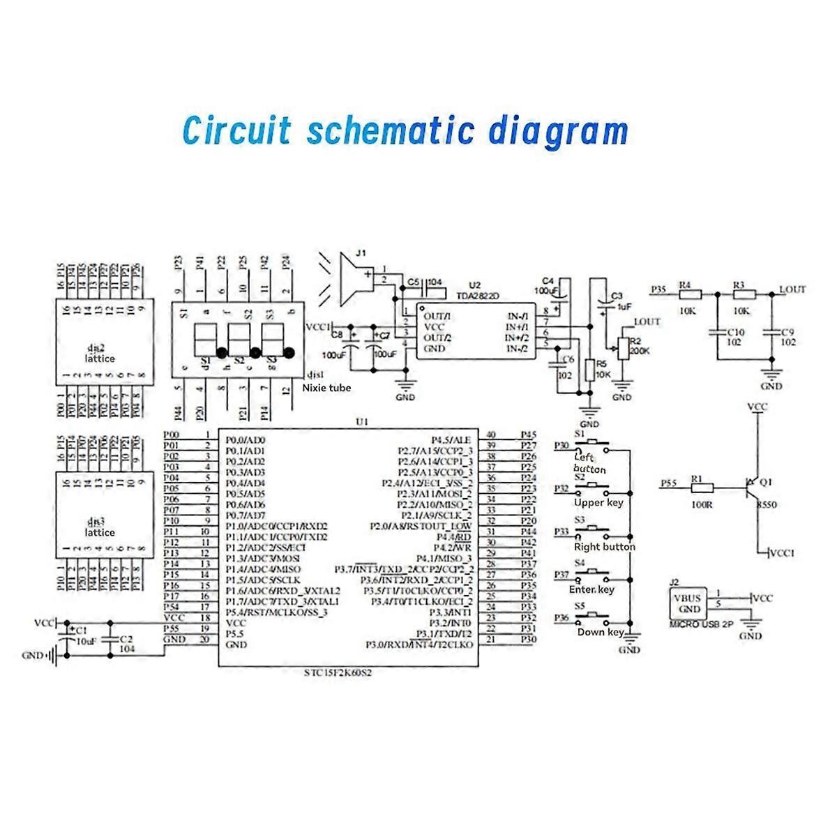 DIY Pixel Game Kit with Voice Mini Pixel Game Console Electronics Kit Soldering Project Practice Solder Learning Set C