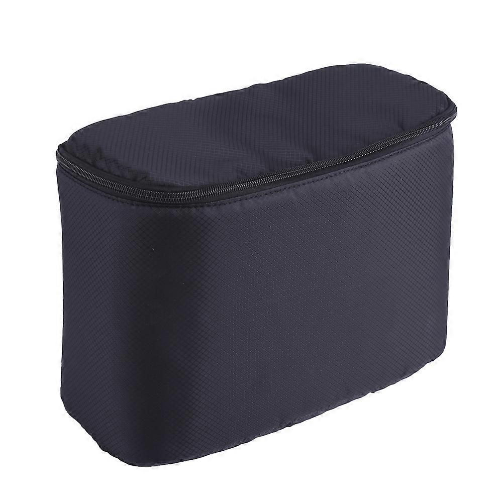 Sacoche pour appareil photo portable, résistante aux chocs, épaisse, avec compartiment amovible et protection (noir)