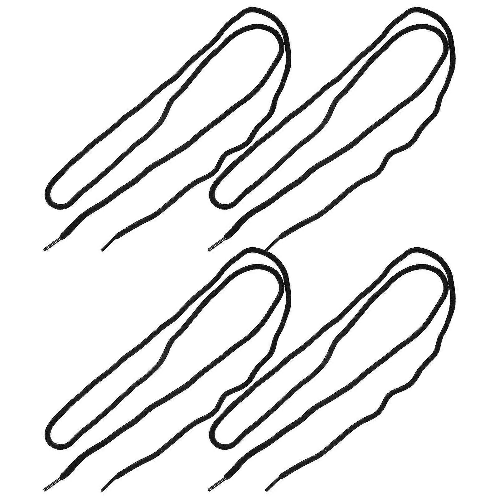 Universal Shoelaces for Men Round Shoelaces Rope for Sneakers 2Pairs