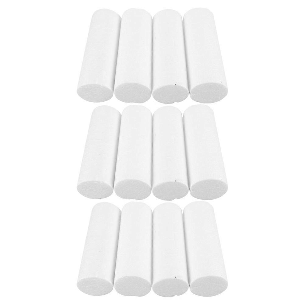 DIY Polystyrene Foam Cylinders 24Pcs White Craft Foam Rods for Wedding Supplies