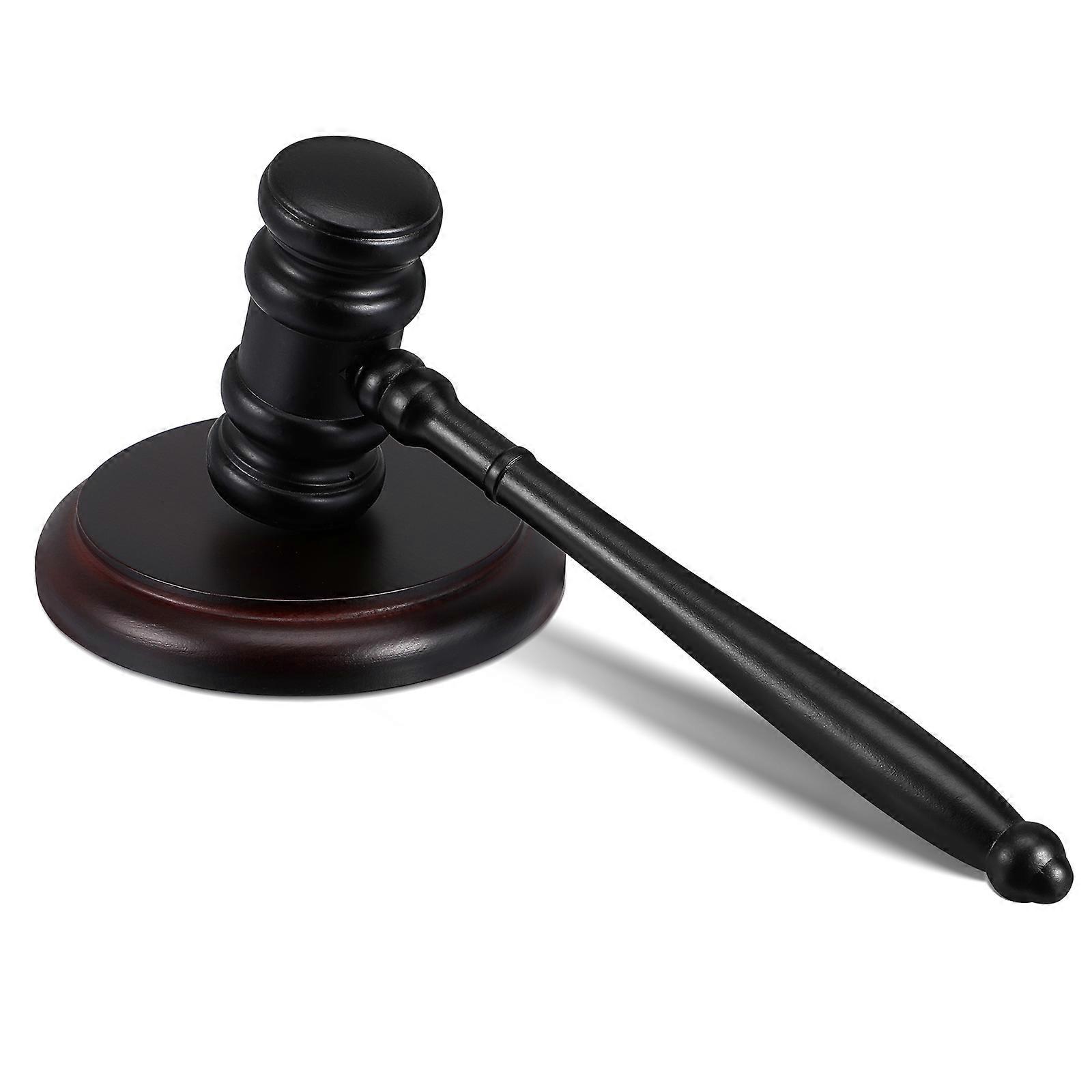 Wooden Gavel and Block Set for Judges and Auctioneers 1Set