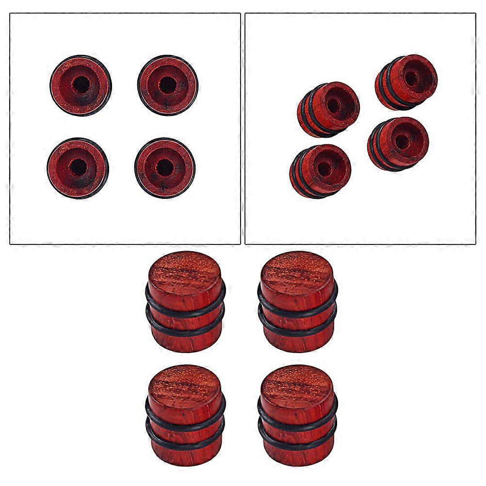 Flowering Pear Pedal Control Amplifier Knobs for Guitar Use 4Pcs