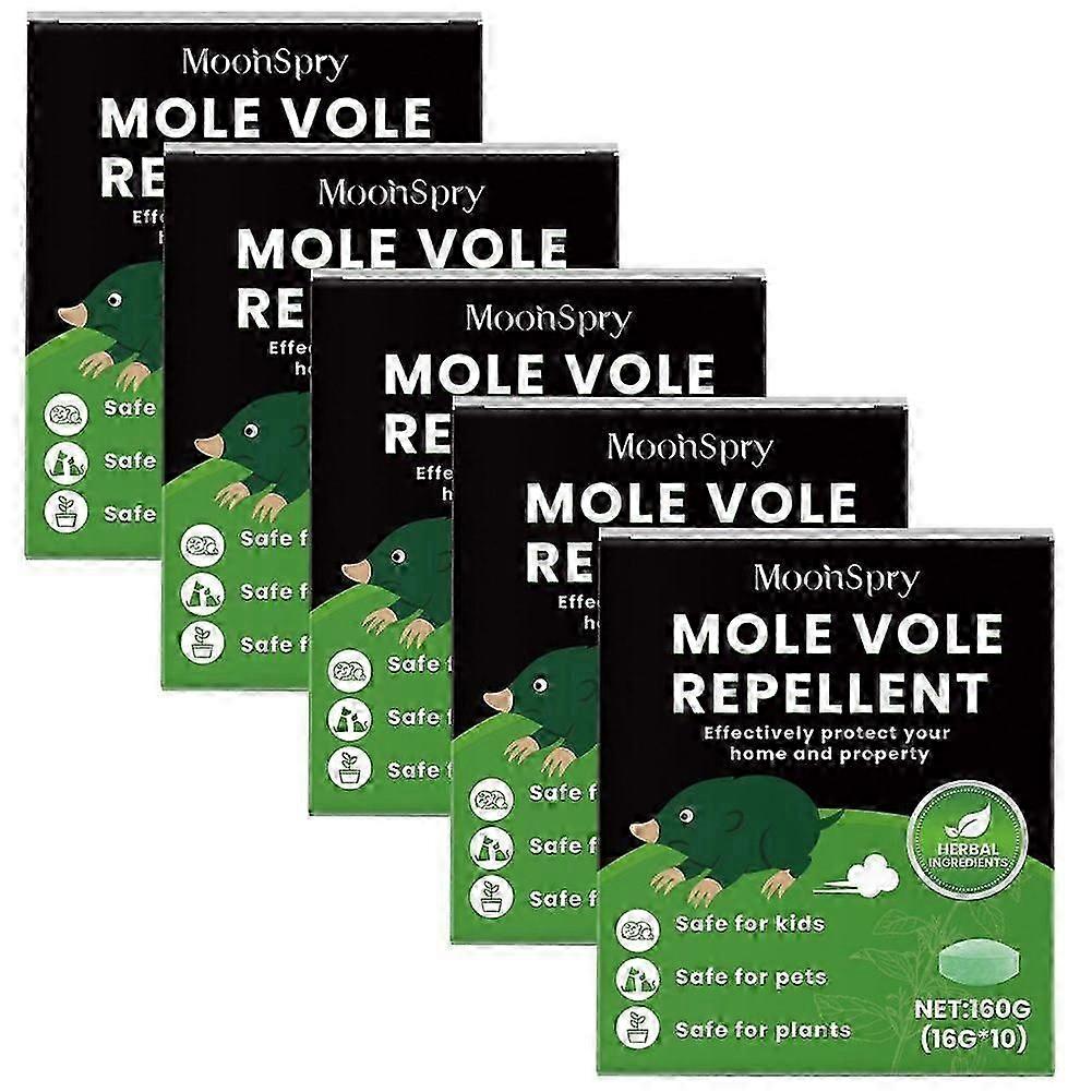 Mole Repellent - Powerful Vole Gopher Groundhog Rodent Repellant for Outdoor Lawn Garden Yard - Safe and Effective Gopher Mole Deterrent, Armadillo Re