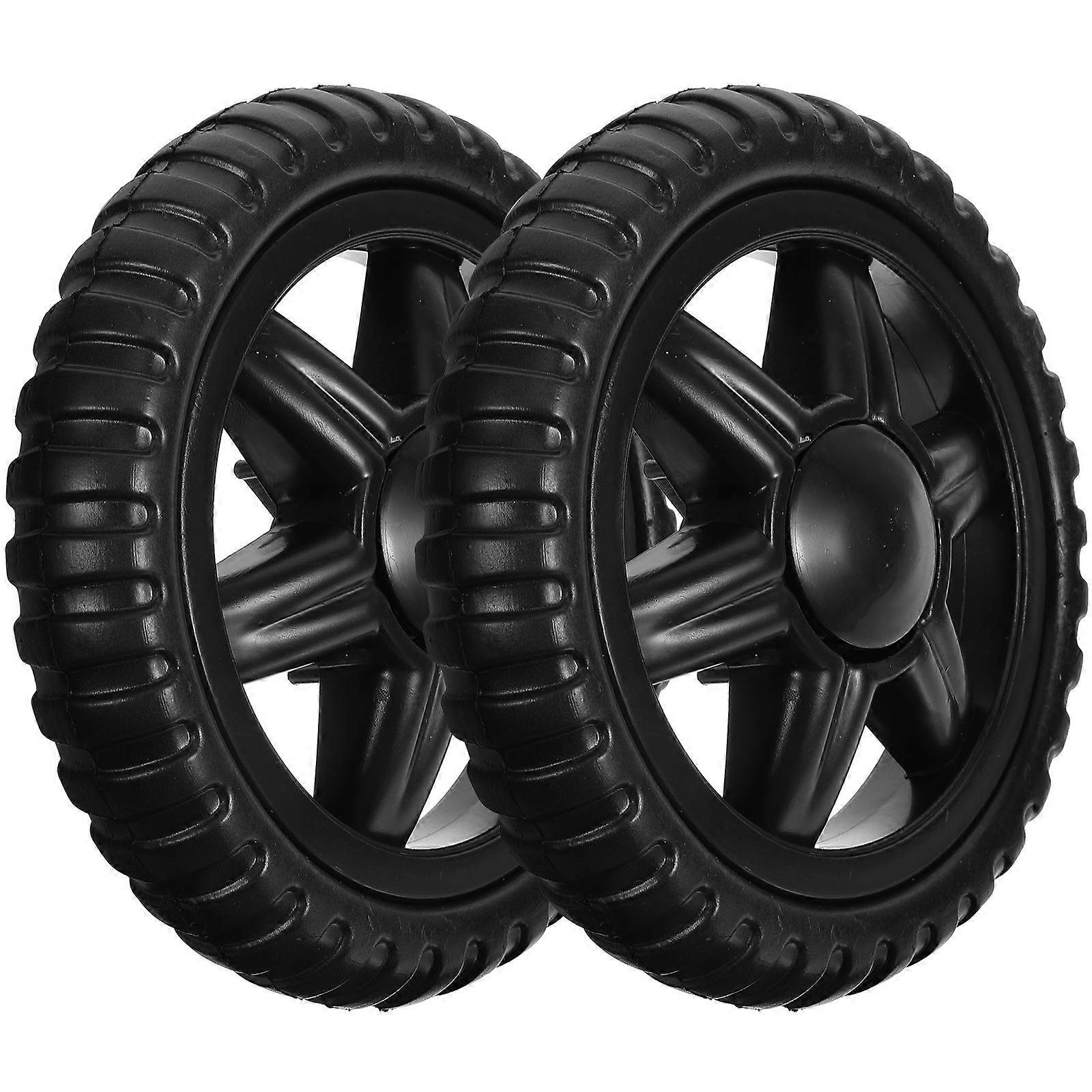 Shopping Cart Wheels Plastic Replacement Wheels for Cart 8Pcs