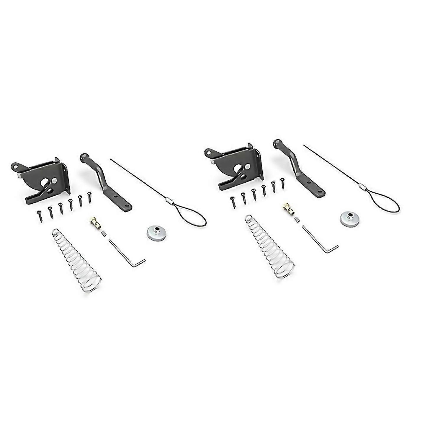 For 2pcs Door Latch With Spring Puller Fence Door Lock Fence