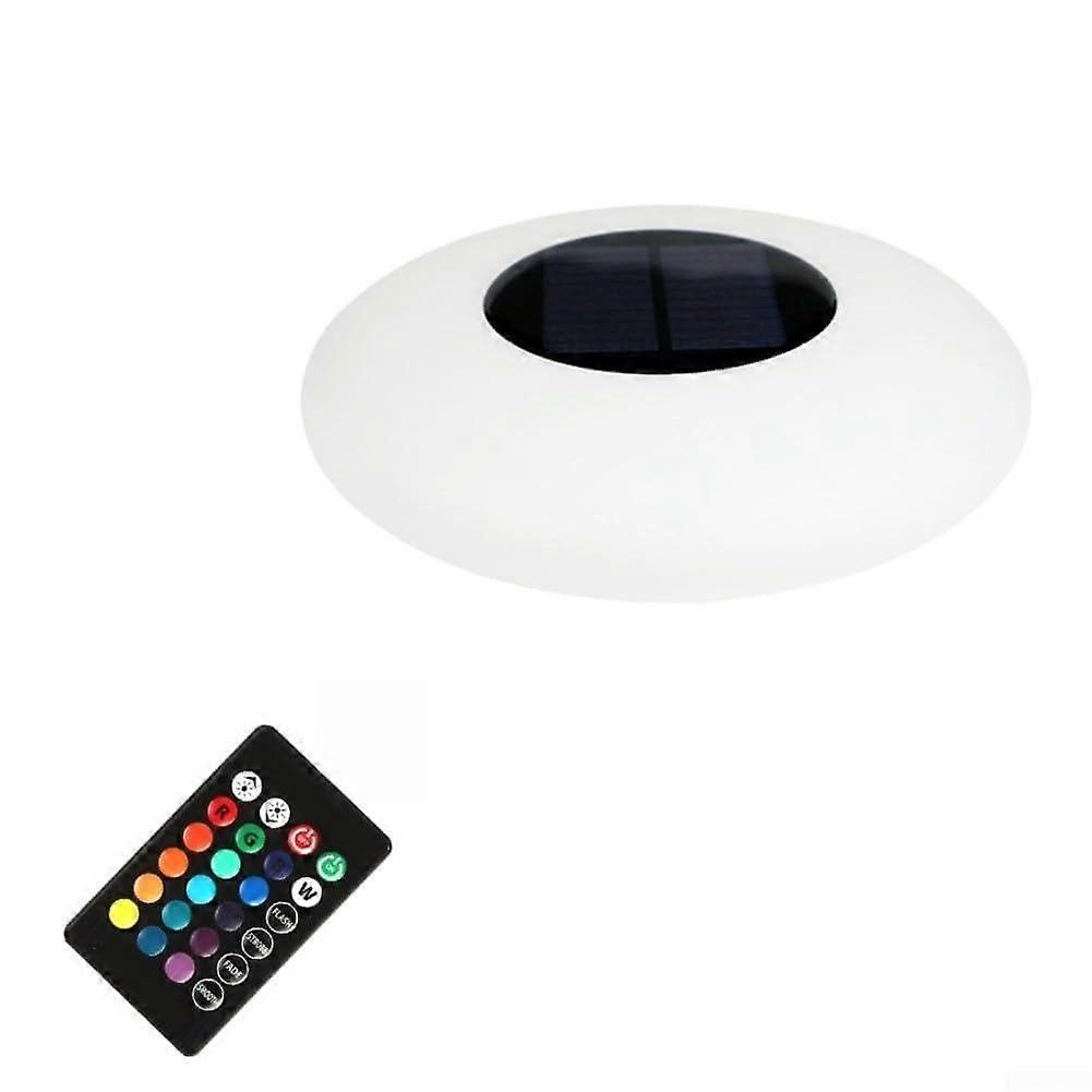 Floating Solar Powered LED Pool Light Remote Control, RGB Color Changing, Multi-Color Waterproof Outdoor Garden Decor