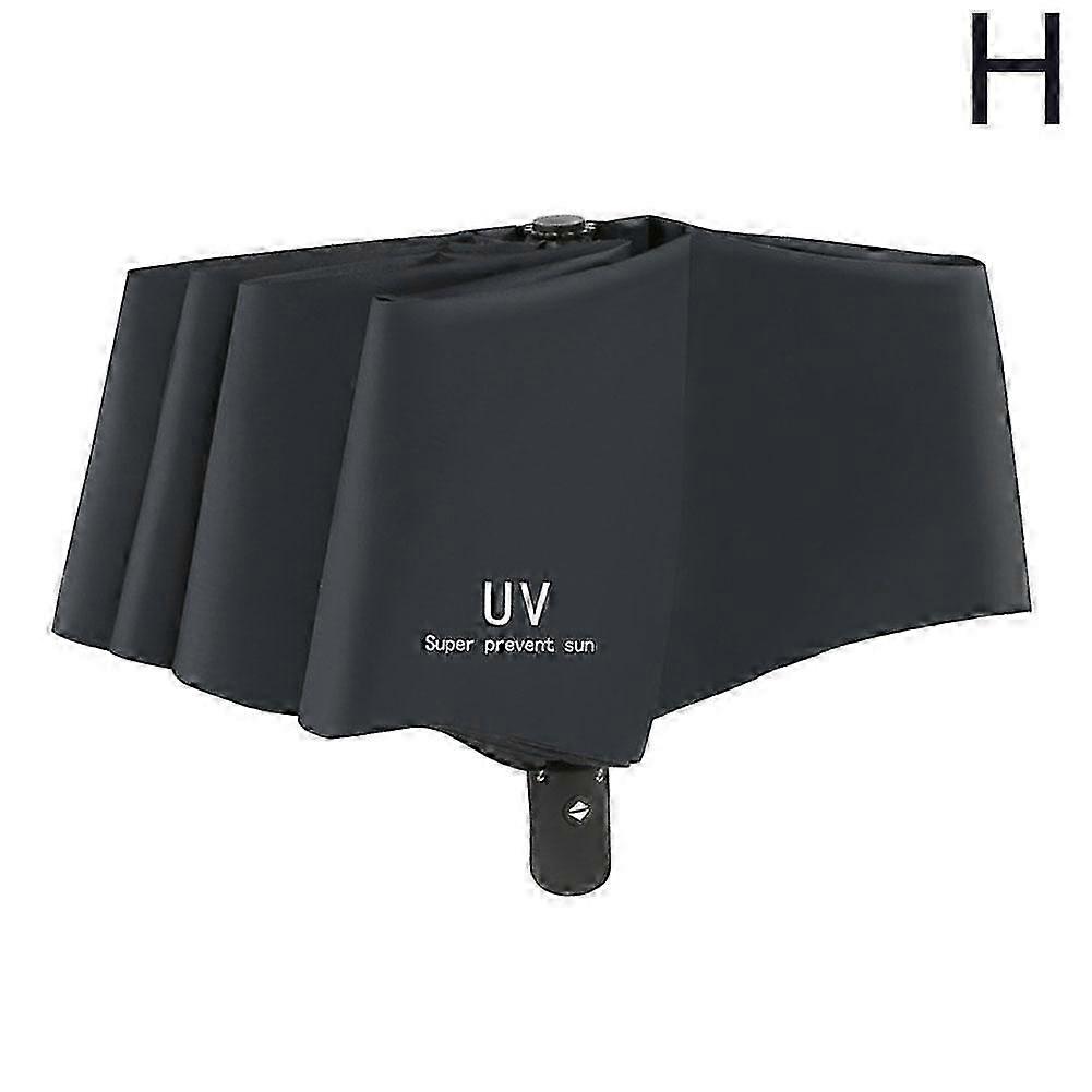 UPF50+ UV Protection Automatic Open Windproof Folding Umbrella 10 Rib Travel Compact