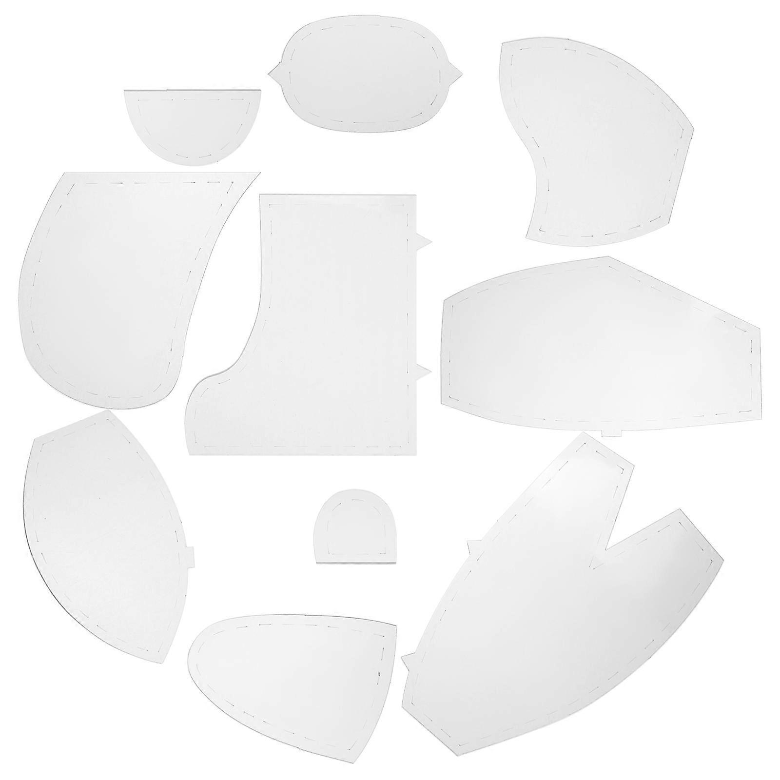 Memory Bear Template Ruler Set for Handicraft Making 4Sets Acrylic