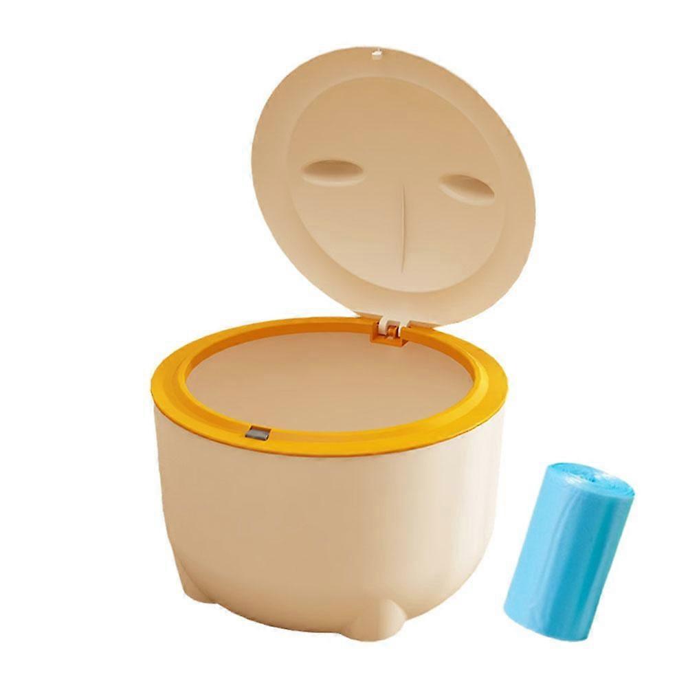 Cat Poop Trash Can Pet Waste Station with Lid with 30pcs Trash Bags φг εο \# E4Y9