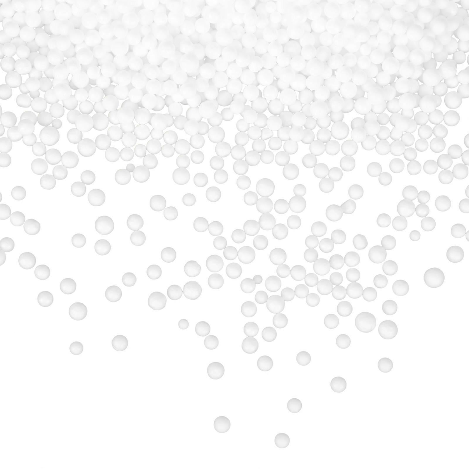 Foam Filling Particles for Lazy Sofa Cushion 4Pcs 1 Bag White Bean Bag Beads