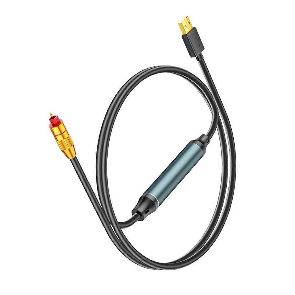 USB إلى محول SPDIF بصري تناظري إلى محول صوت رقمي لتحسين الكابلات البصرية الصوتية لوحدات التحكم في الألعاب HDTV