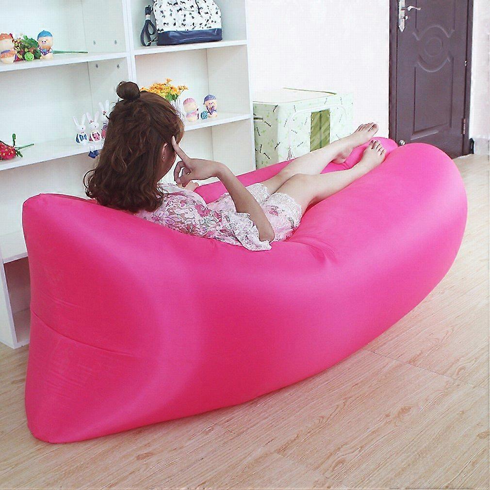 Lazy Sofa Outdoor Inflatable Sofa, Portable Air Sofa Bed, Collapsible Sleeping Bag Sofa