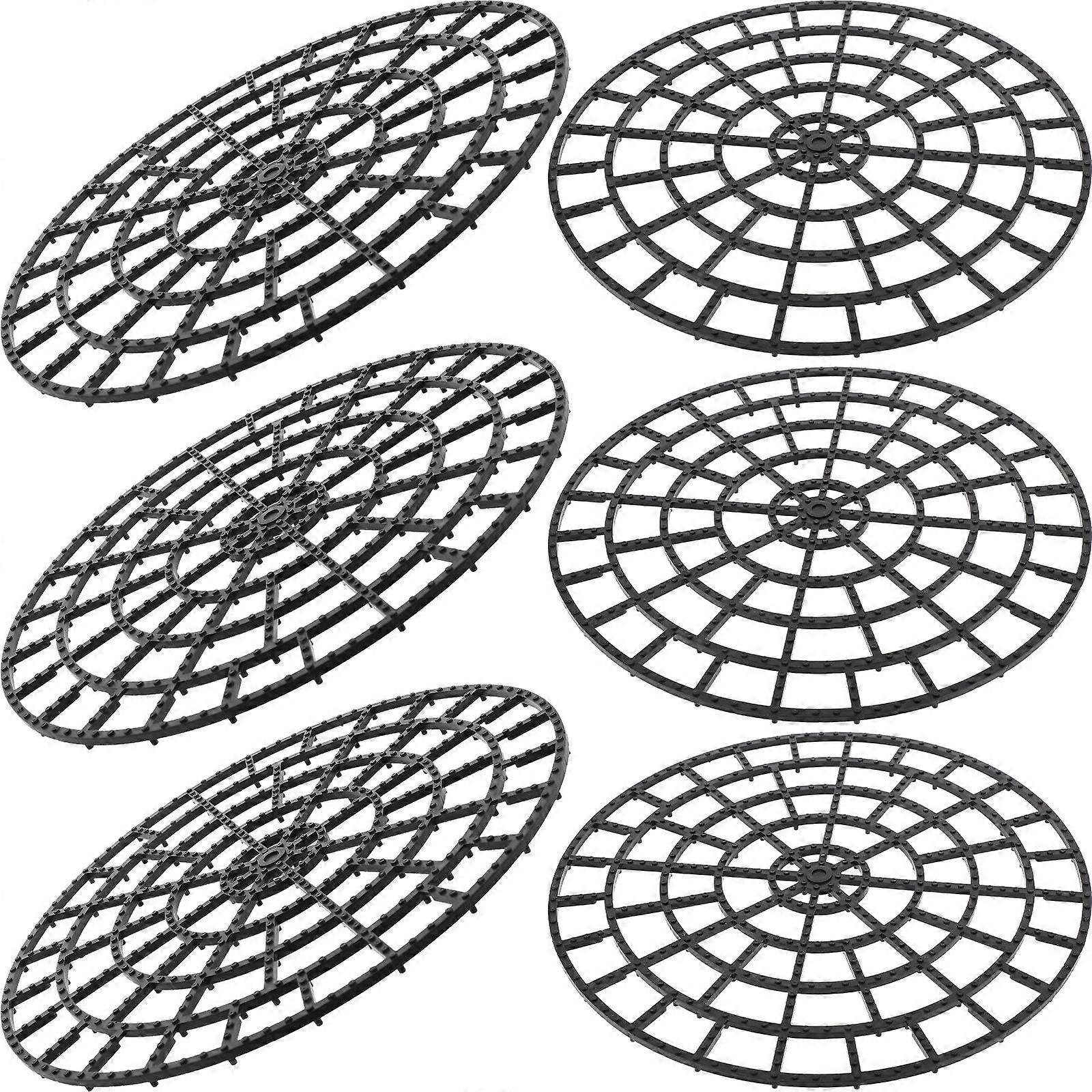 Outdoor Plant Stand Flowerpot Bottom Mat for Pot Elevation 18Pcs Plastic