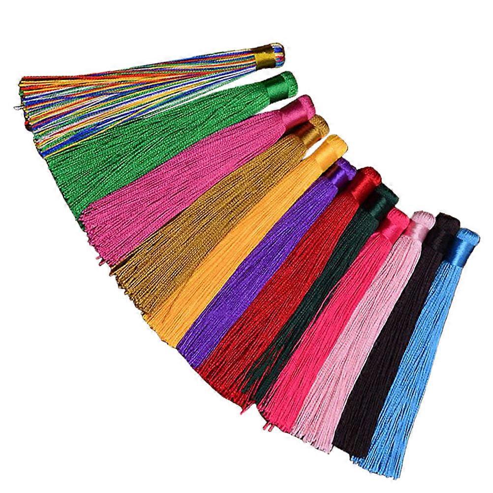 Chinese Knot Tassel Tassel Garland for Decoration 12Pcs Assorted Color