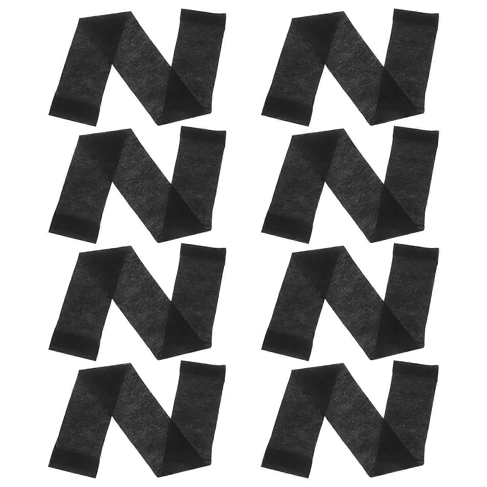 Non-Woven Fabric Disposable Headbands 150 Pcs Ideal For Skincare Routines With Effective Hair Isolation Black Color For Women