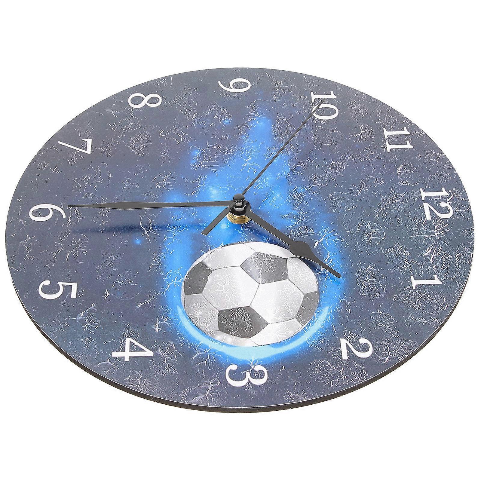 Hanging Wall Clock Living Room Wall Clock Decorative Round 2Pcs