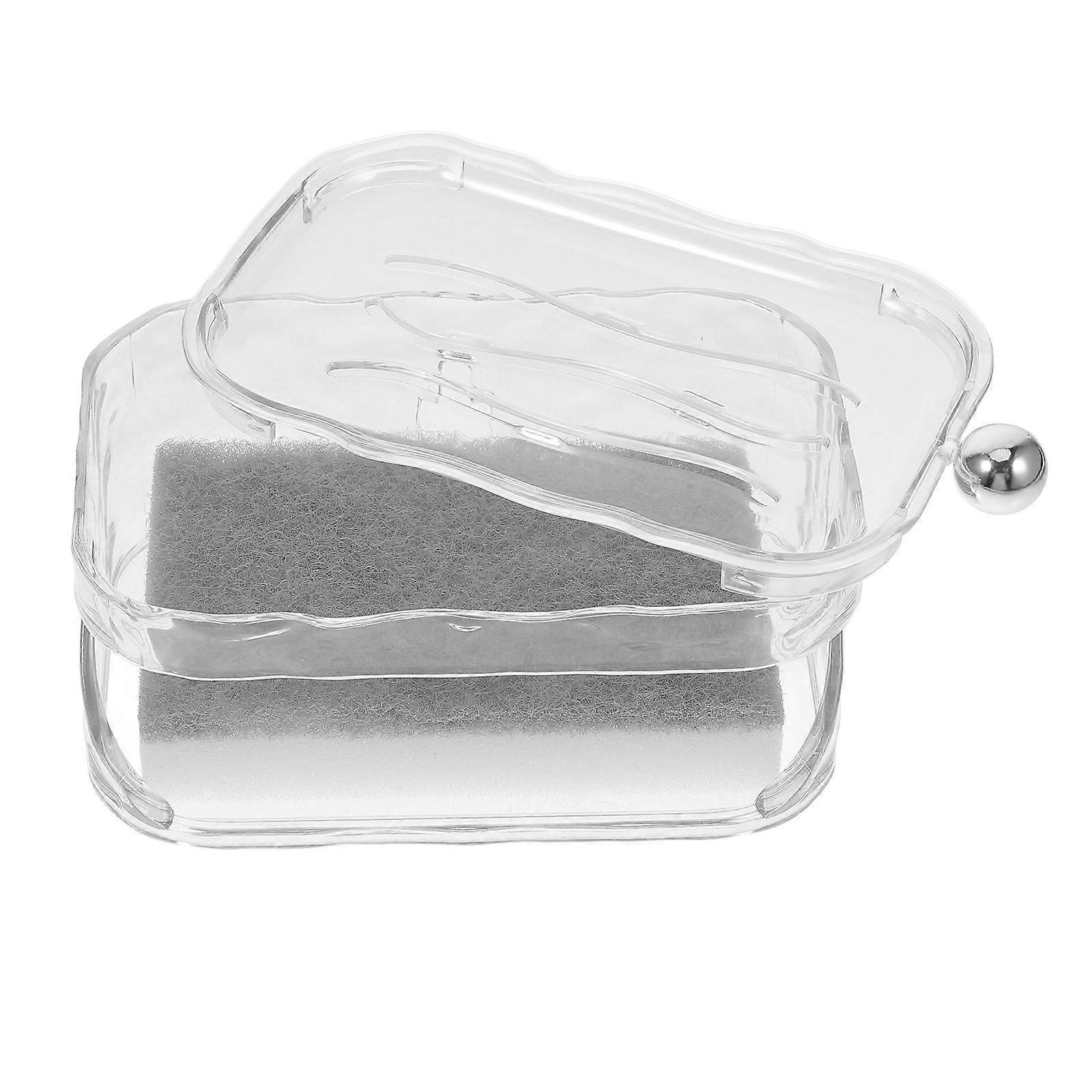 Wall Mounted Soap Dish Double Layer Holder for Bathroom 2Pcs Self Draining