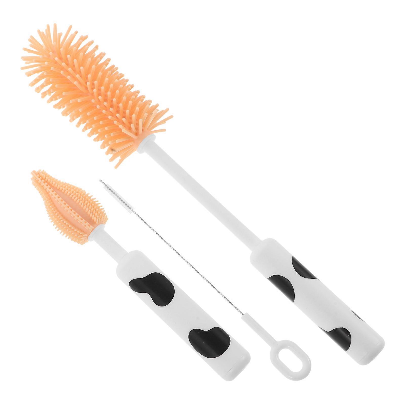 Silicone Bottle Cleaning Brush for Milk Bottle Cleaning 3Pcs Set