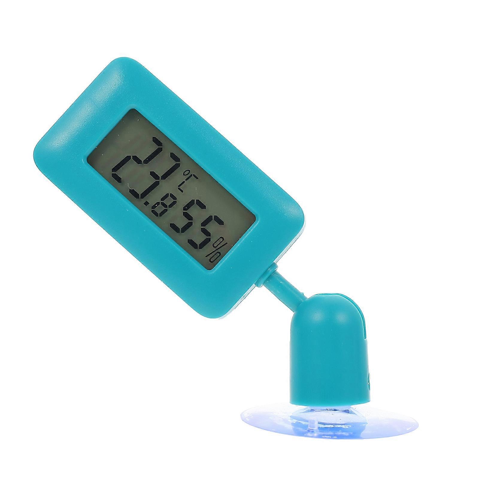 Reptile Thermometer Thermometer for Home 2Pcs with Suction Cup Green