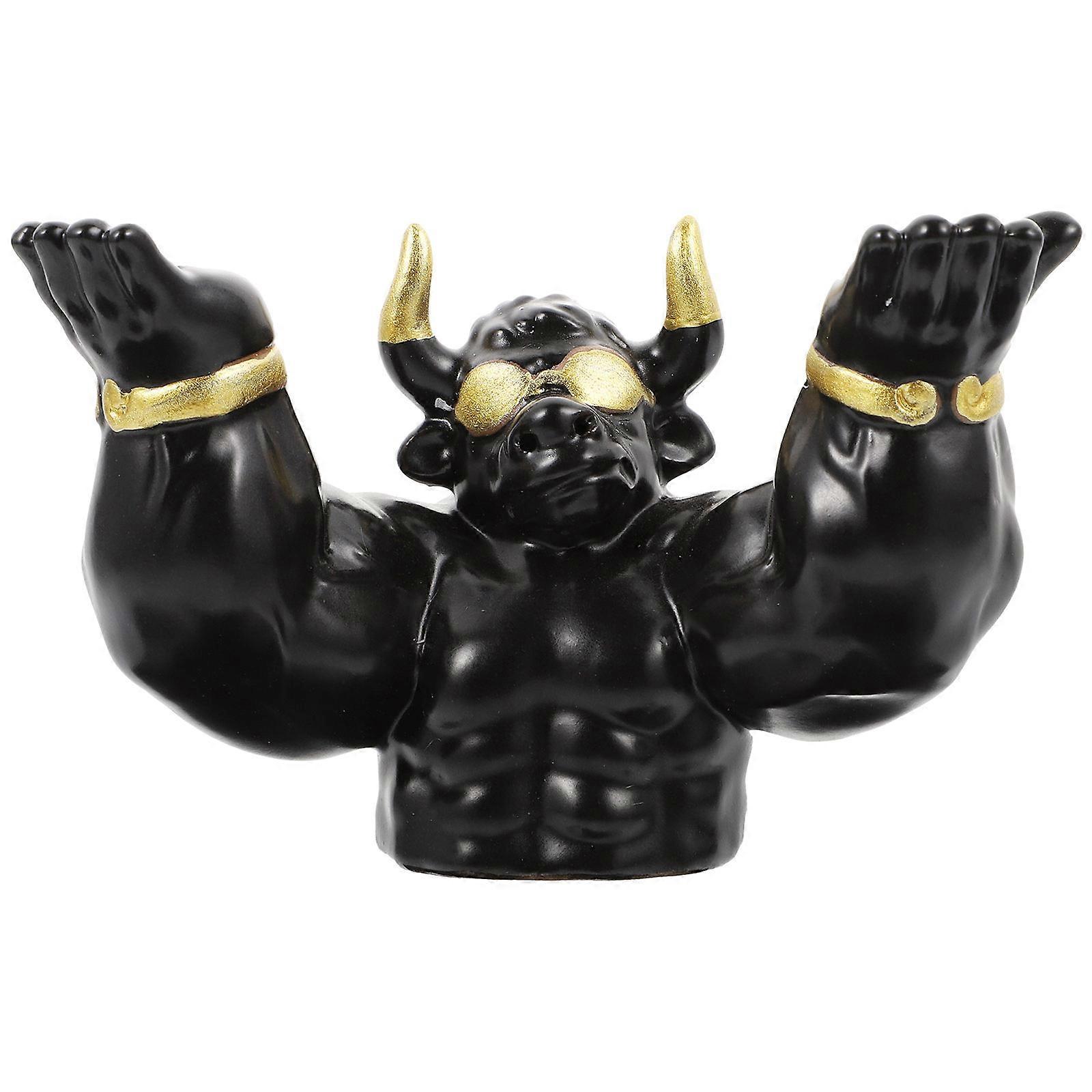 Black Ceramic Calligraphy Brush Pen Holder for Practical Pen Rack