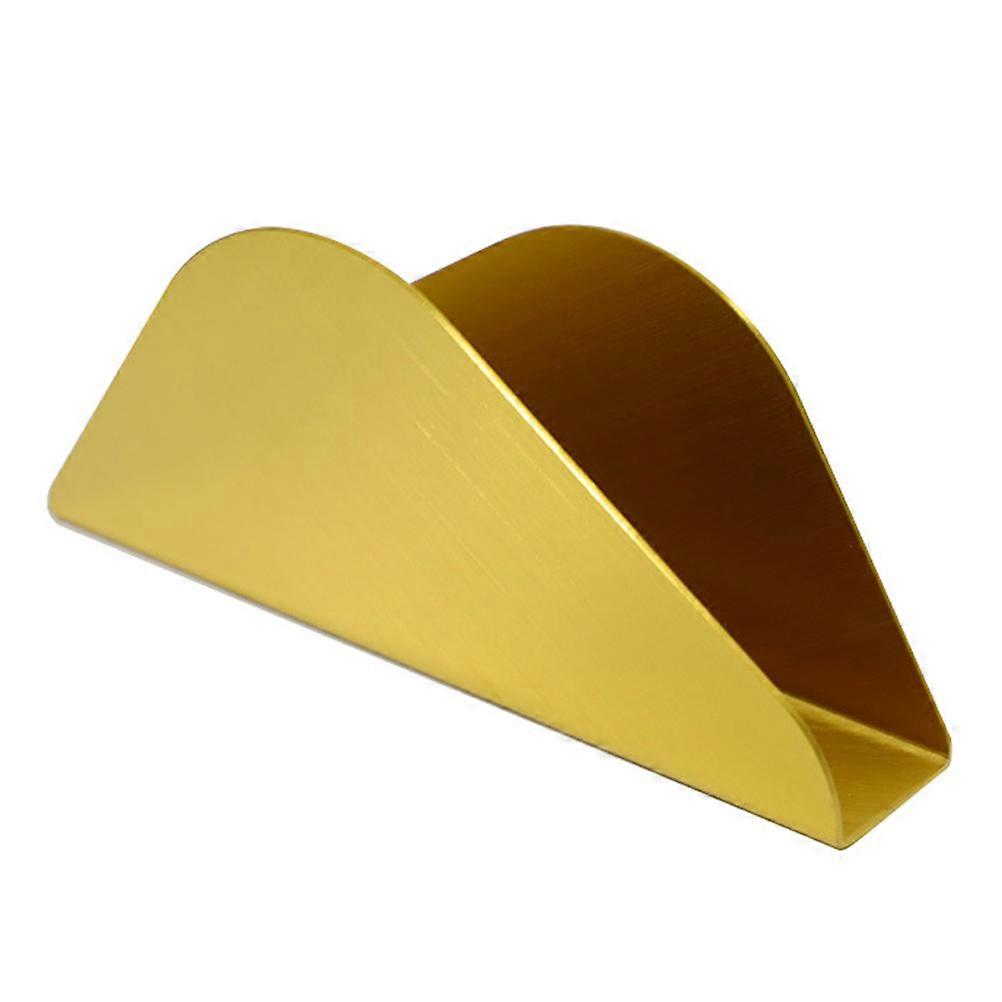 Golden Napkin Container Intended for Household Storage 2Pcs