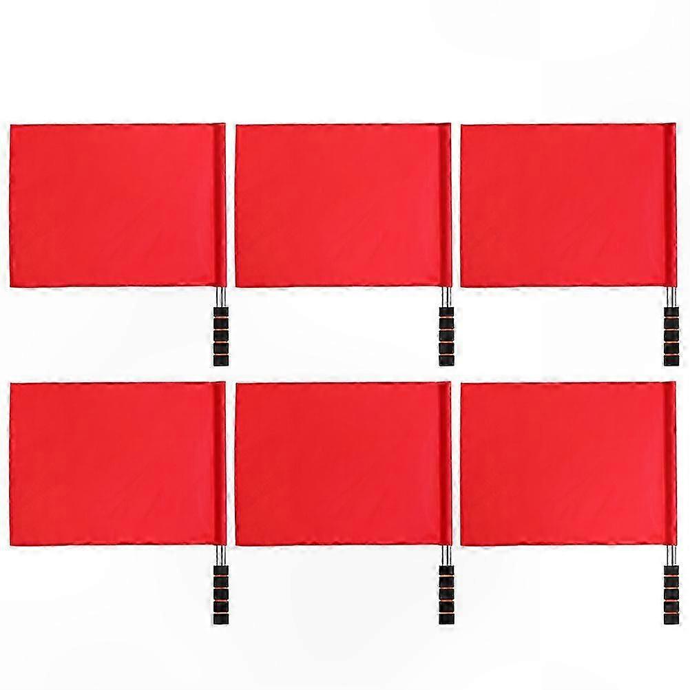 6-Pack Signal Flags for Traffic and Sports Events