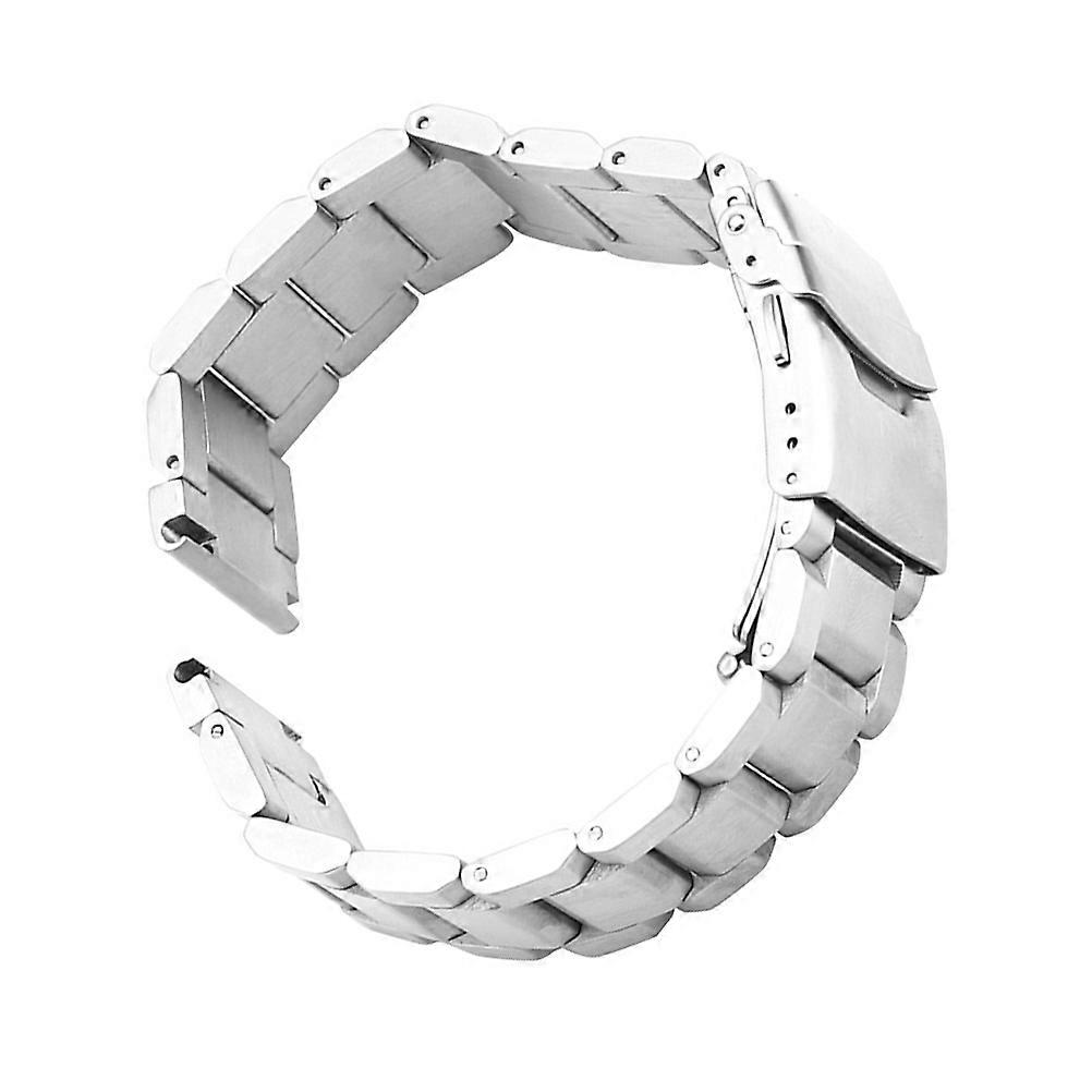 Steel Watch Band Replacement Strap Smooth Surface Classical Style Polishing 1Set