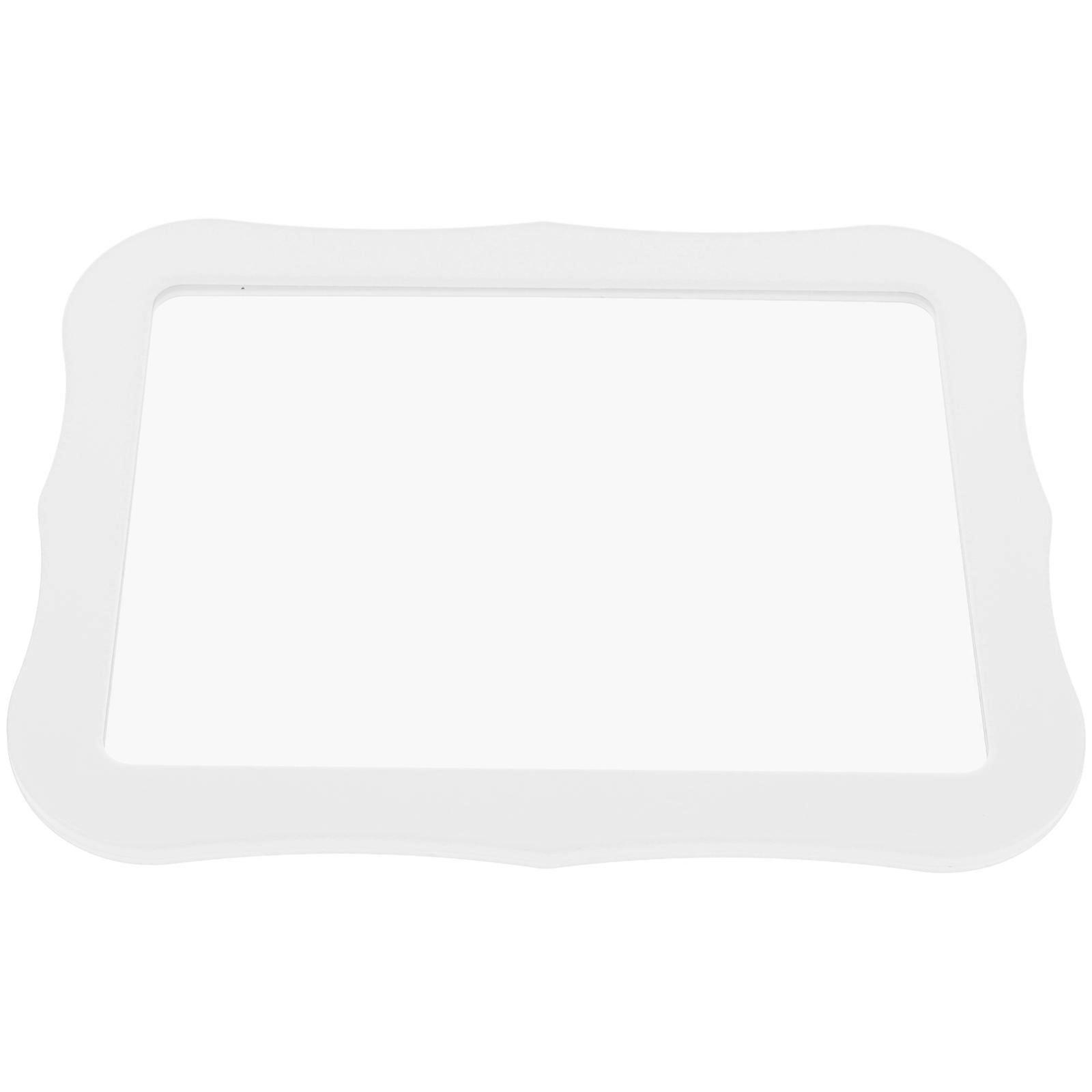 Mirror For 2Pcs Rectangular White Easy Maintenance Dressing Cabinet