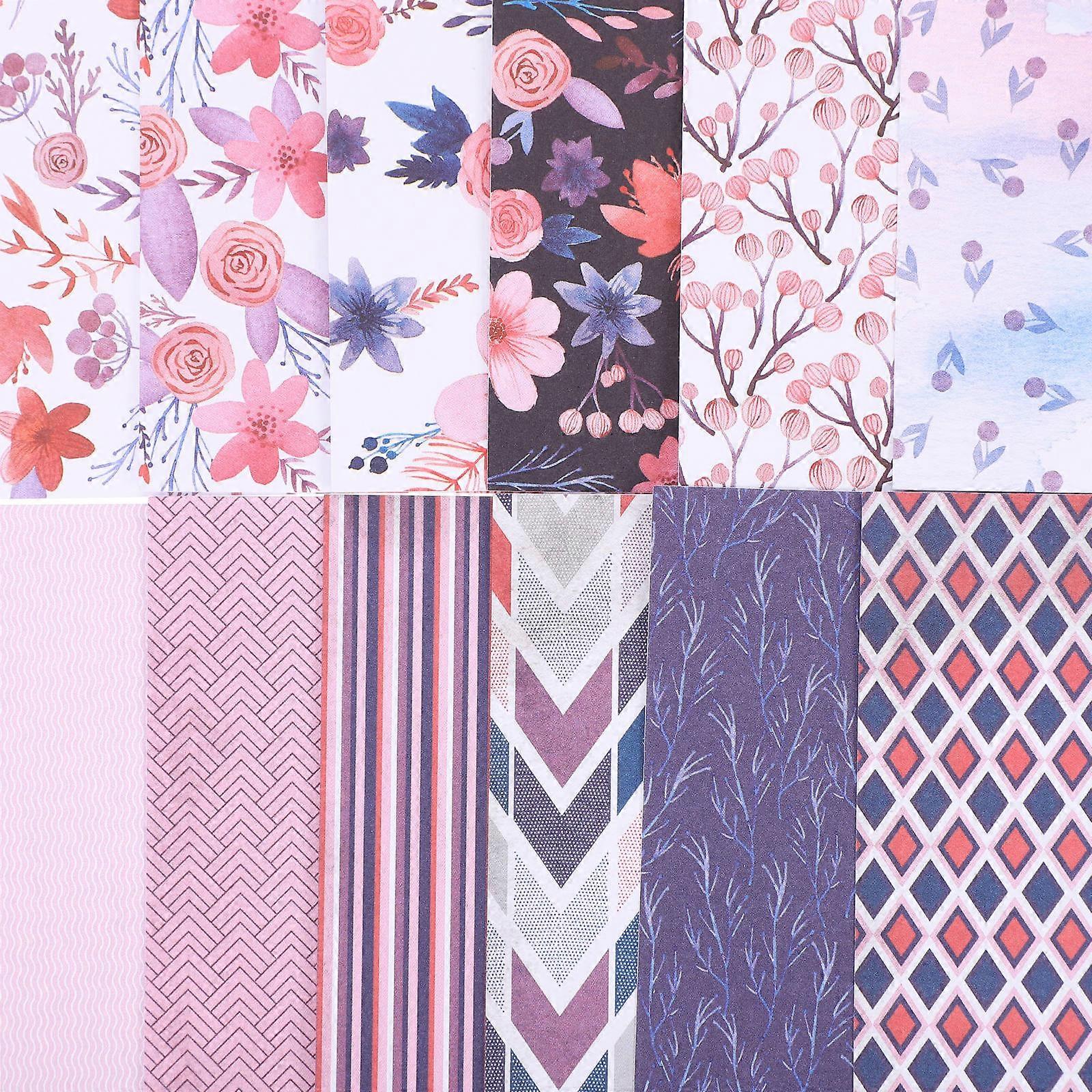 DIY Scrapbook Paper Card Making Papers for Decor 48 Sheets Violet Craft Papers