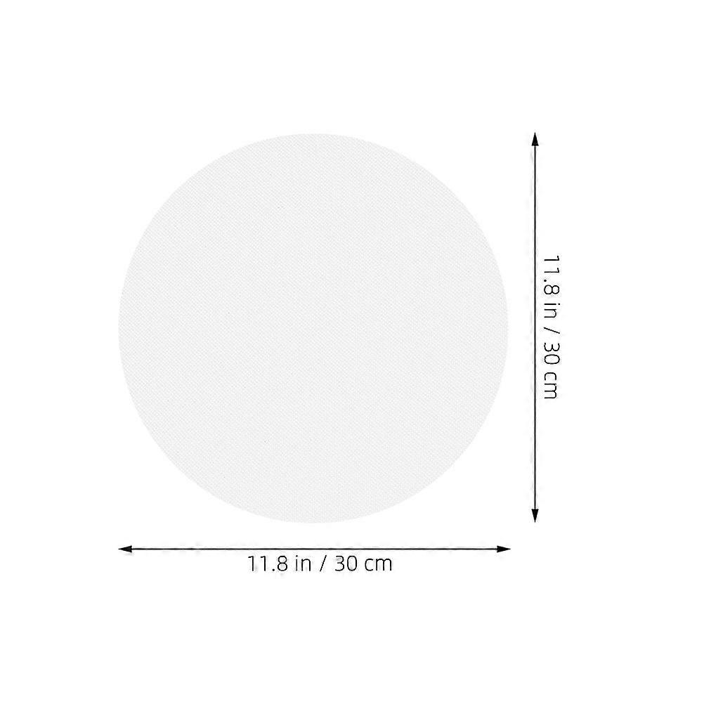 White Silicone Steamer Liner Dumpling Steamer Sheets for Kitchen 12Pcs