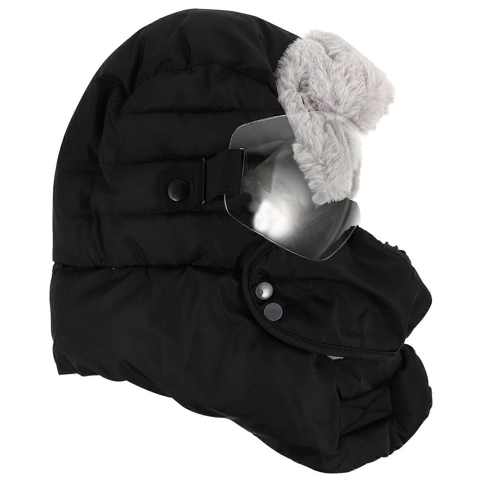Protective Earflap Hat for Outdoor Use 2Sets Winter Riding Hat